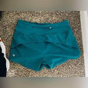 Lululemon speed short teal lagoon 6
